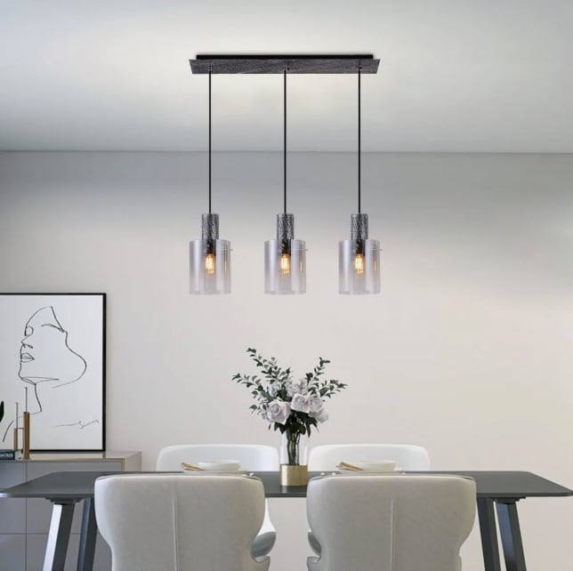 LAMPARA COLGANTE 3 LUCES - 5