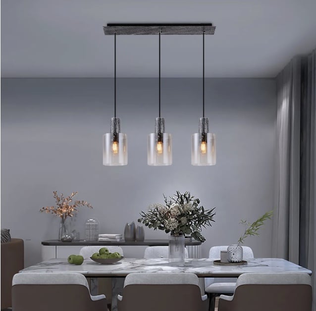 LAMPARA COLGANTE 3 LUCES - 6