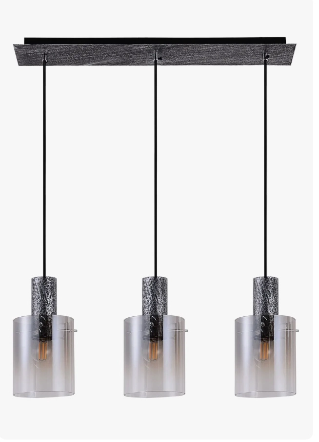 LAMPARA COLGANTE 3 LUCES - 7