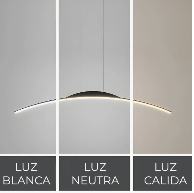 LAMPARA COLGANTE LED 3 TONOS - 4