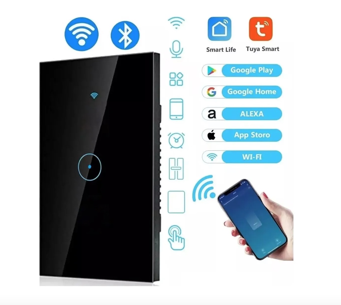 INTERRUPTOR INTELIGENTE WIFI SIN CABLE 1 CANAL - 2