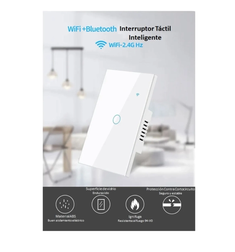 INTERRUPTOR INTELIGENTE WIFI ALEXA 1 CANAL - 5