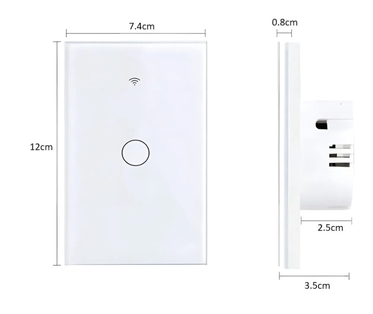 INTERRUPTOR INTELIGENTE WIFI ALEXA 1 CANAL - 6