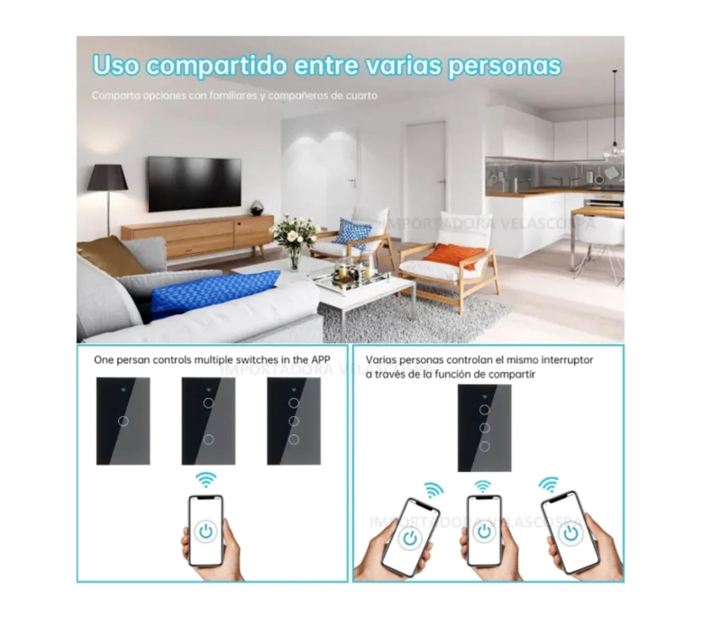 INTERRUPTOR INTELIGENTE WIFI ALEXA 1 CANAL - 7