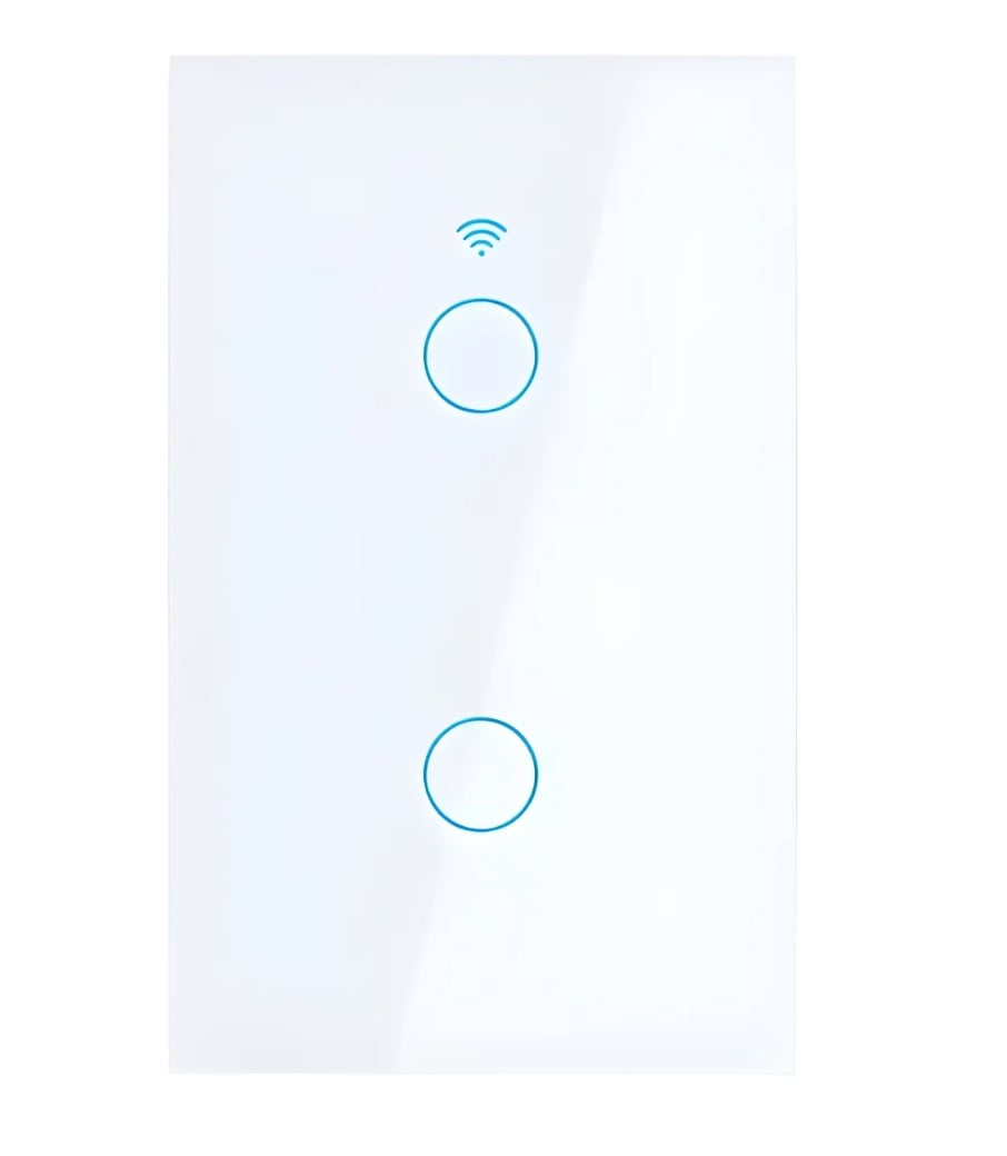 INTERRUPTOR INTELIGENTE WIFI ALEXA 2 CANALES - 1