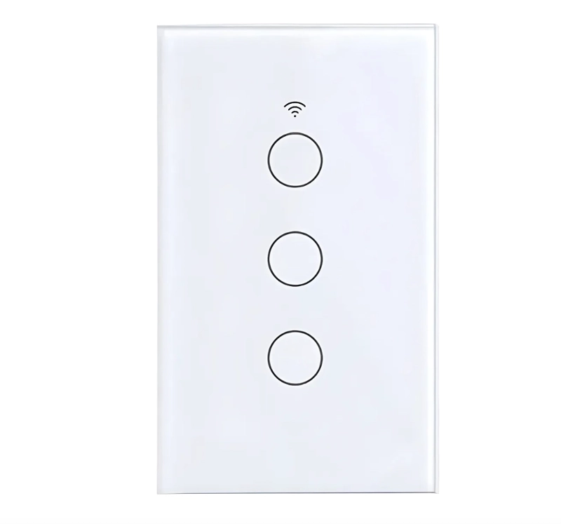 INTERRUPTOR INTELIGENTE WIFI ALEXA 3 CANALES - 1