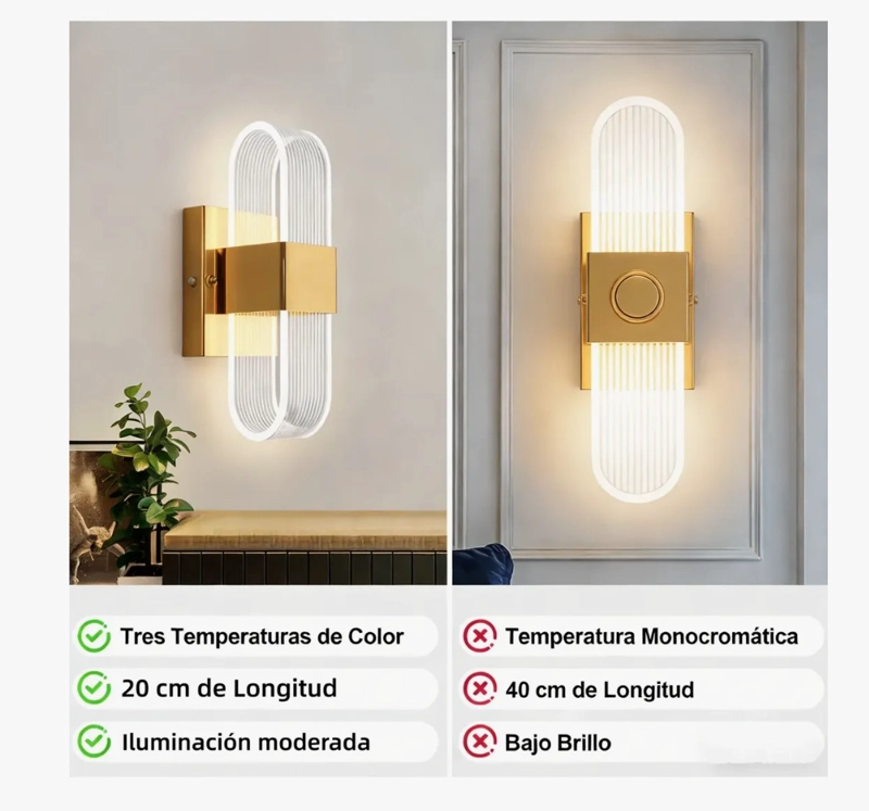 LAMPARA LED APLIQUE INTERIOR - 5