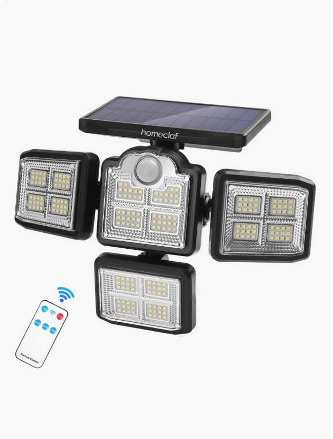 FOCO LED SOLAR EXTERIOR INALAMBRICO - 1