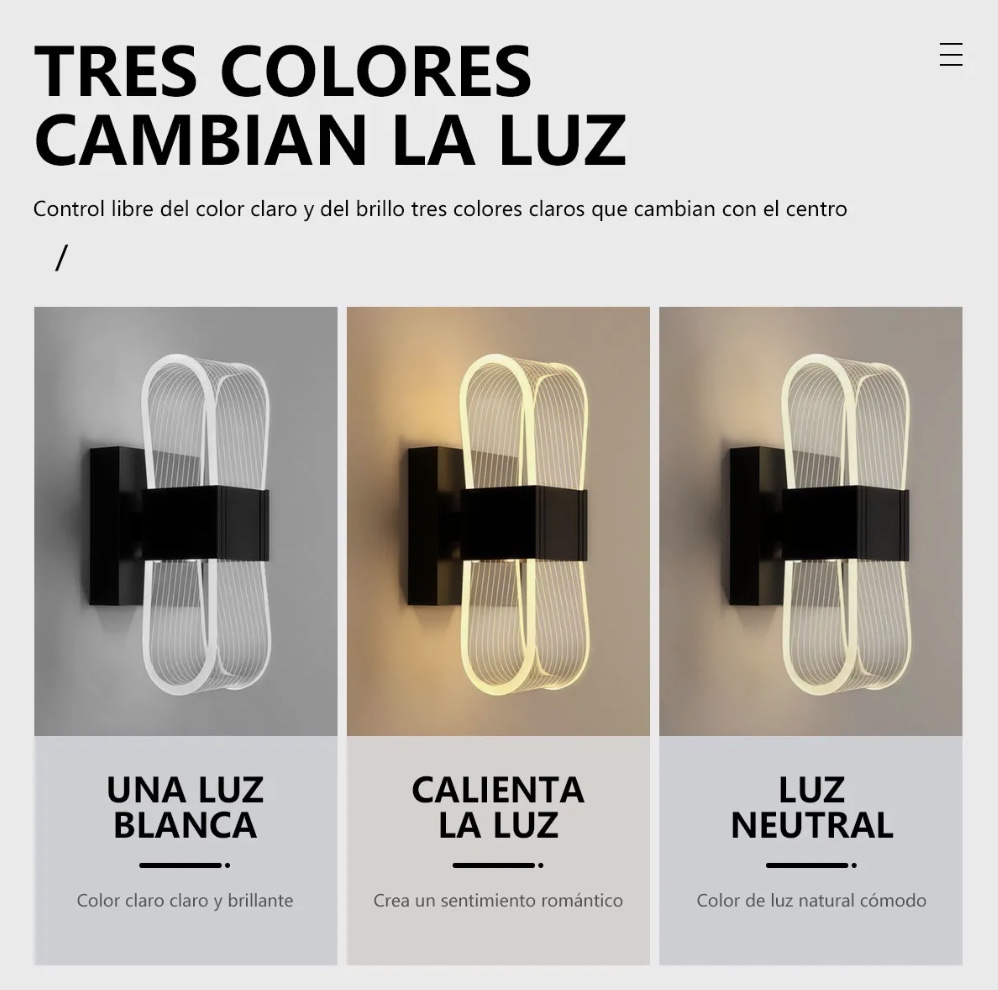 LAMPARA LED APLIQUE INTERIOR - 6