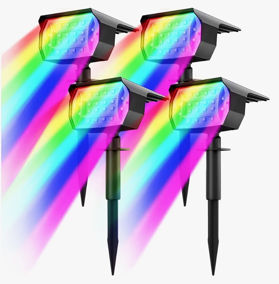 FOCO ESTACA LED SOLAR JARDIN - 1