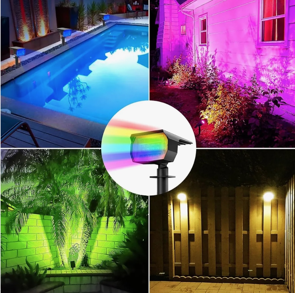 FOCO ESTACA LED SOLAR JARDIN - 9