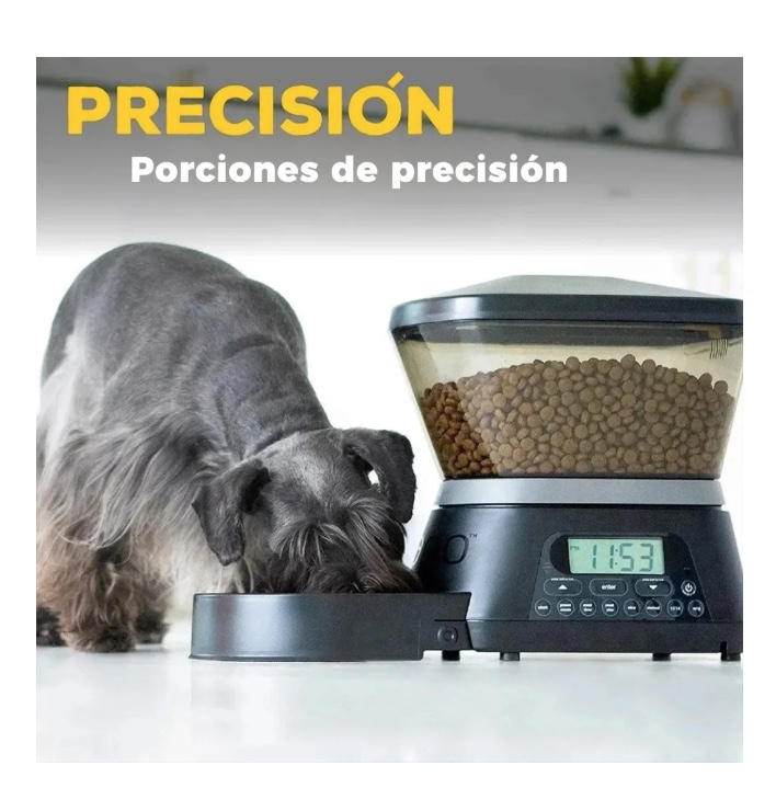 DISPENSADOR AUTOMATICO COMIDA MASCOTAS 6 LTS. - 4