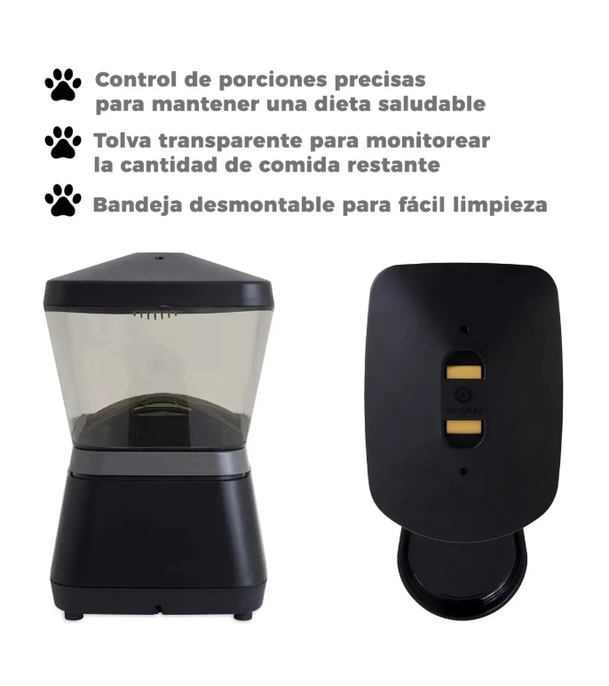 DISPENSADOR AUTOMATICO COMIDA MASCOTAS 6 LTS. - 5