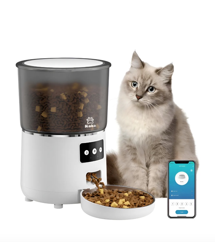 DISPENSADOR ALIMENTADOR AUTOMATICO PERRO GATO - 1