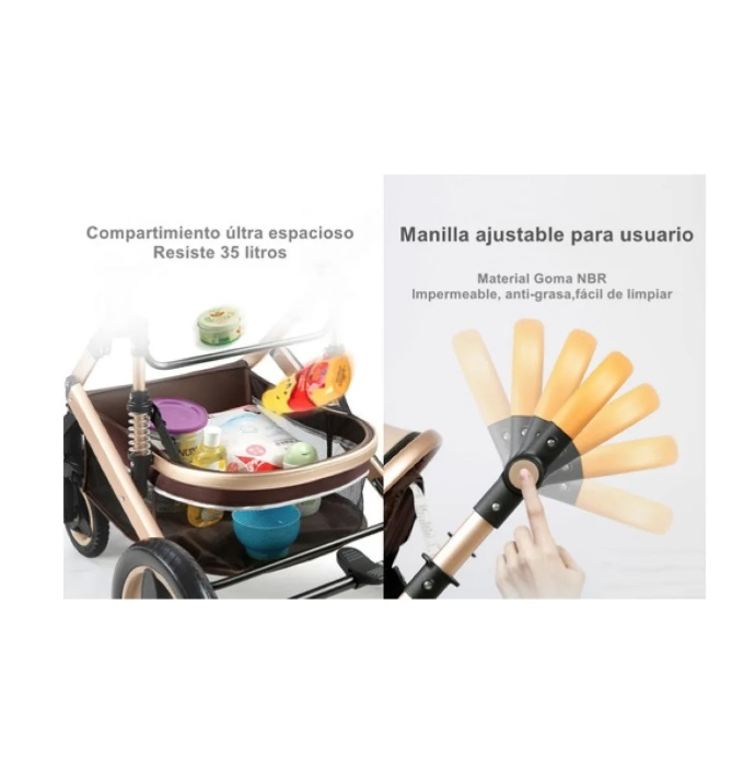 COCHE CUNA MOISE S CON ACCESORIOS - 4