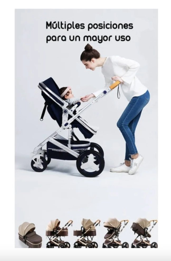 COCHE CUNA MOISE S CON ACCESORIOS - 6