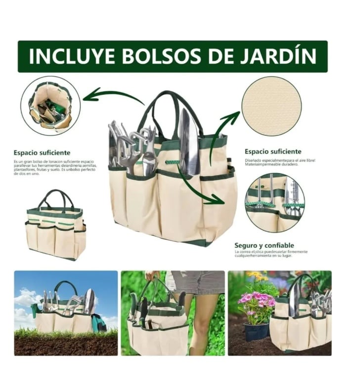 SET 11 JARDINERIA PRO HERRAMIENTAS - 2