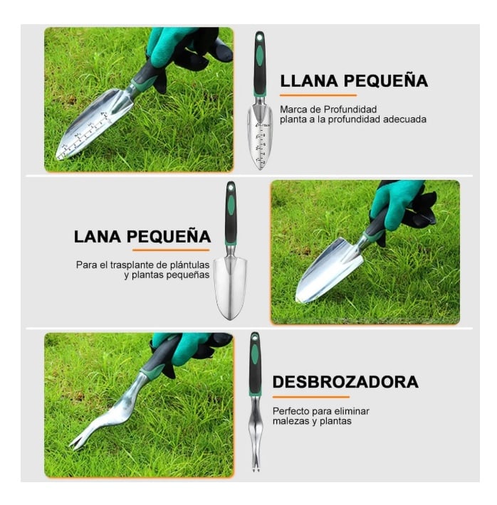 SET 11 JARDINERIA PRO HERRAMIENTAS - 5