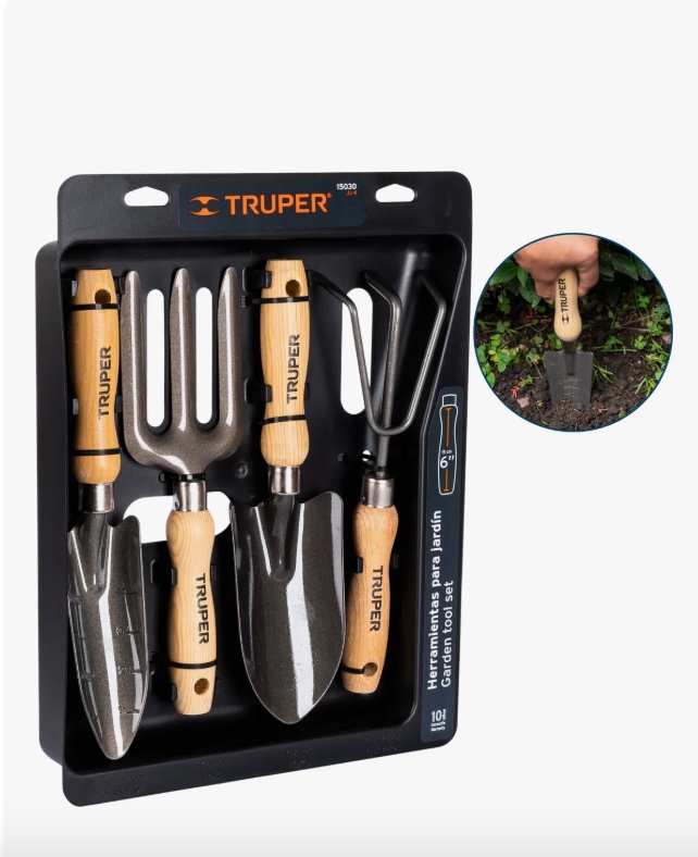 SET JARDINERIA 4 HERRAMIENTAS - 1