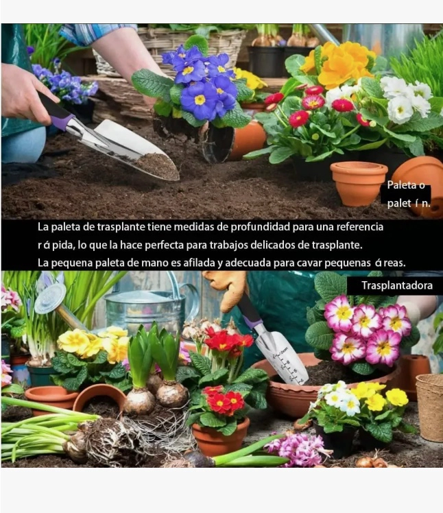 KIT DE JARDINERIA HERRAMIENTAS - 3