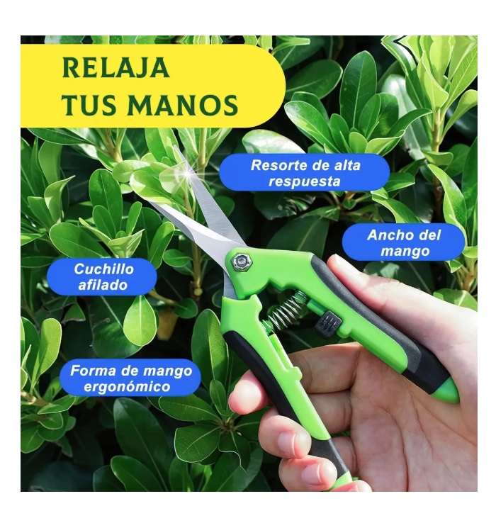 7 KIT TIJERAS PODA JARDIN - 3