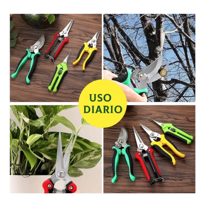 7 KIT TIJERAS PODA JARDIN - 6