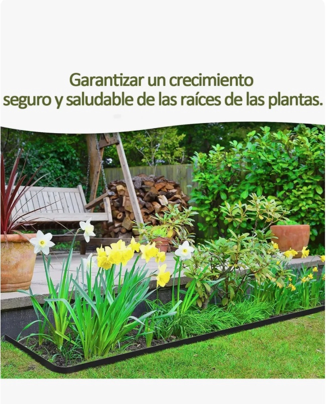 SET LIMITADOR BORDE PLASTICO JARDIN - 3