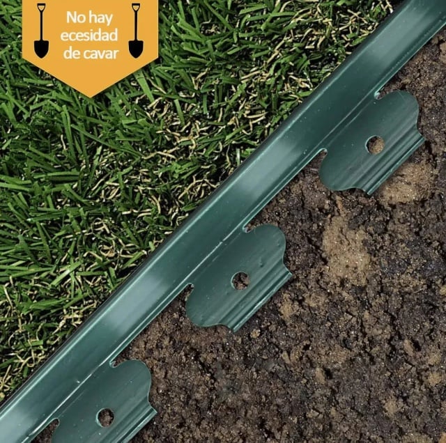SET LIMITADOR BORDE PLASTICO JARDIN - 4