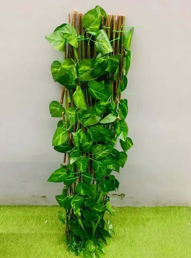 PACK 2 MALLA CERCA PLANTA ENREDADERA ARTIFICIAL - 2