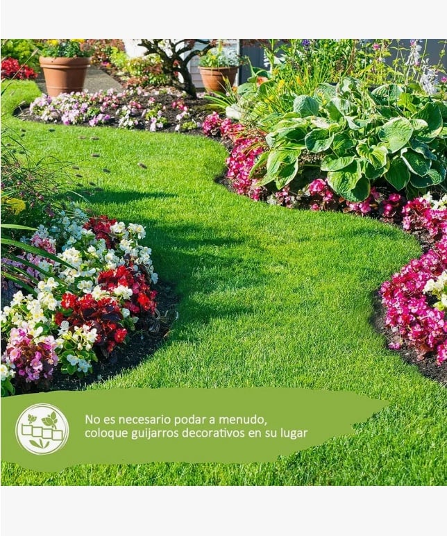 9M VALLA DE PLASTICO PARA JARDIN - 7