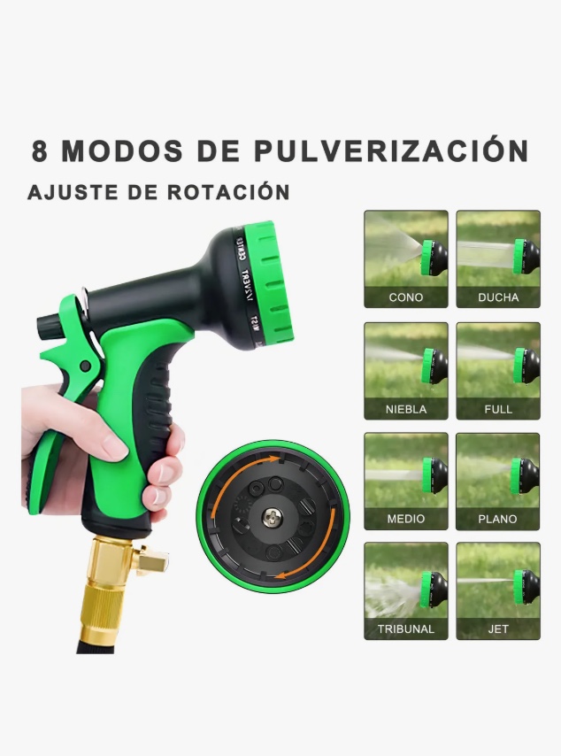 MANGUERA DE JARDIN EXPANDIBLE 30 METROS - 3
