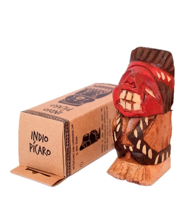 INDIO PICARO DE MADERA - 2