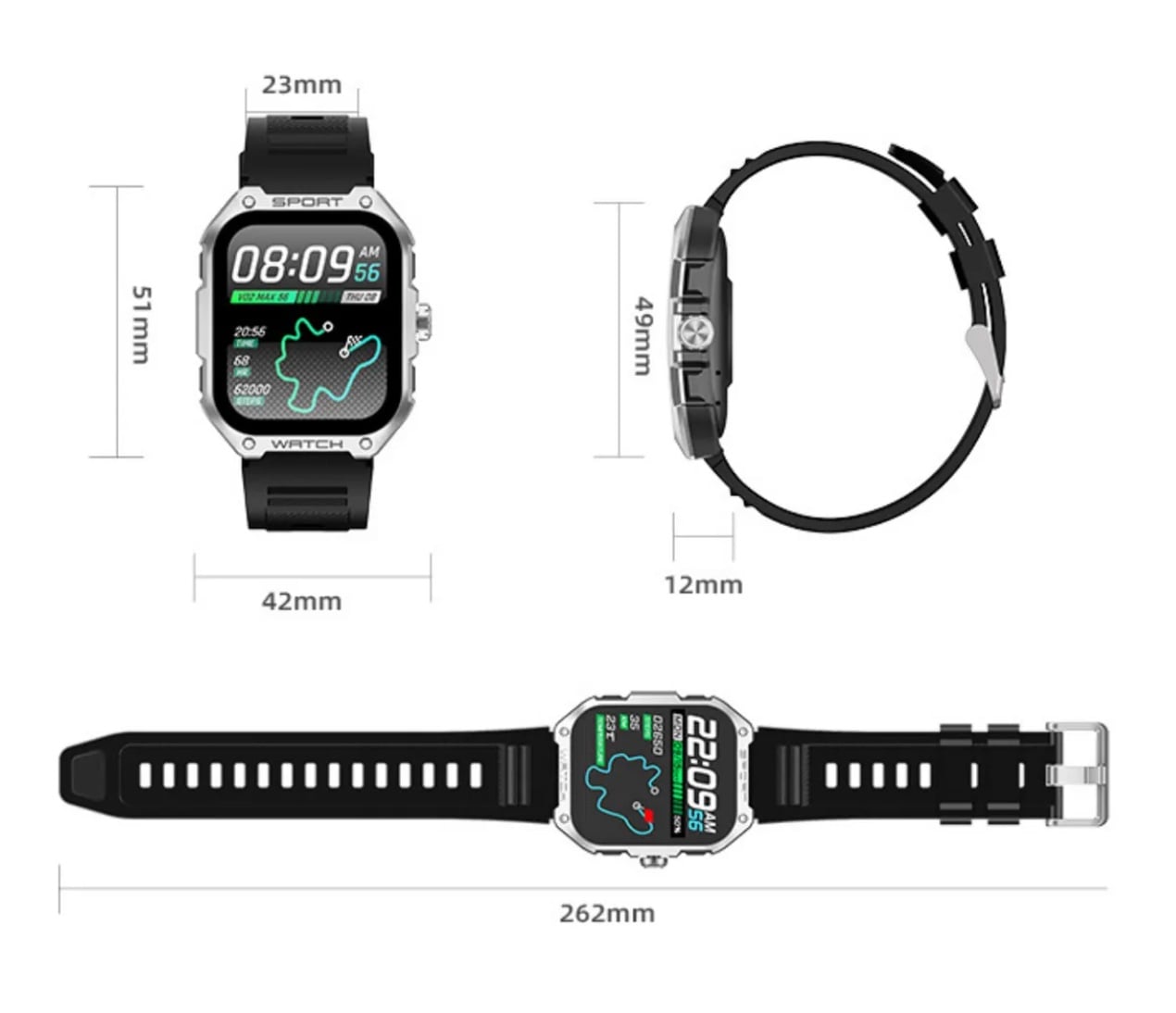 RELOJ INTELIGENTE SMARTWATCH - 7