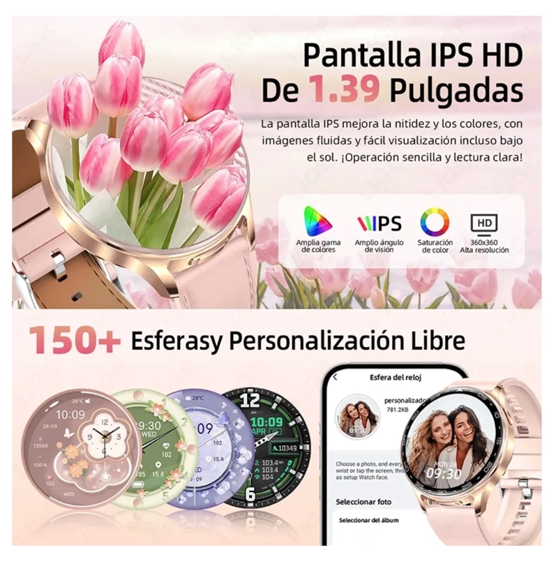 SMARTWATCH RELOJ INTELIGENTE DEPORTIVO - 3