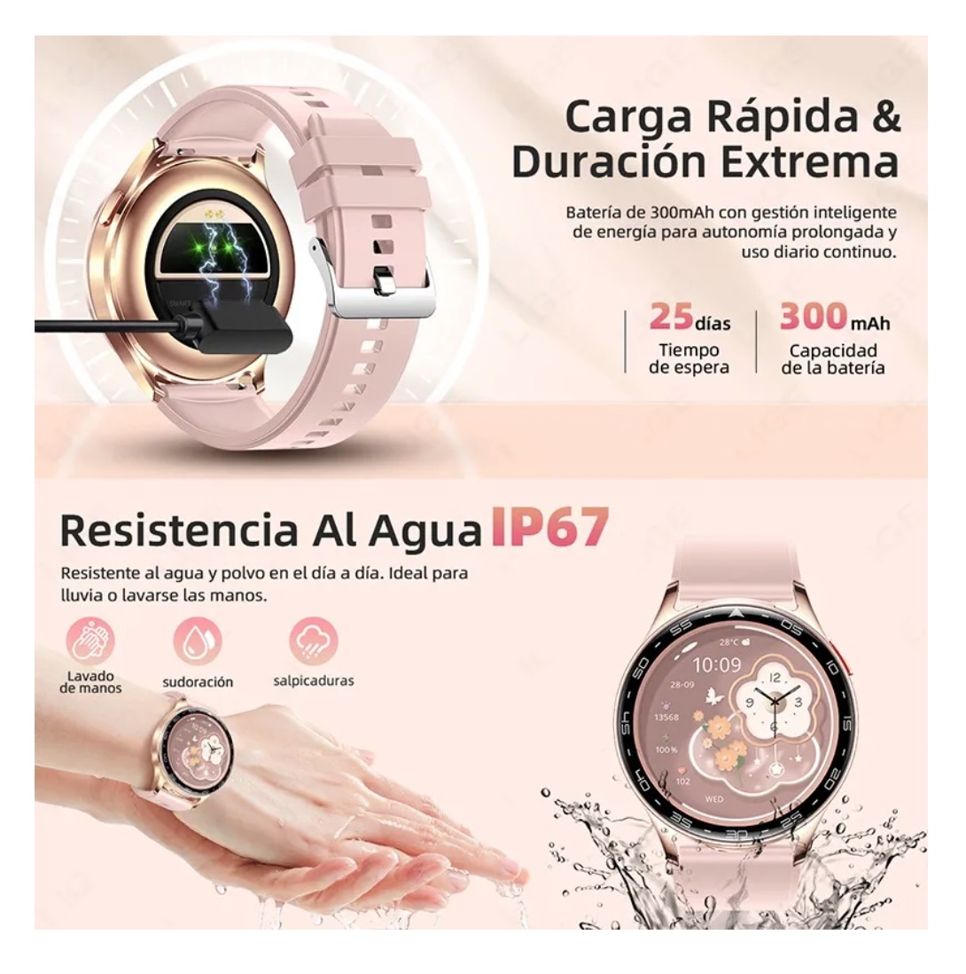 SMARTWATCH RELOJ INTELIGENTE DEPORTIVO - 6