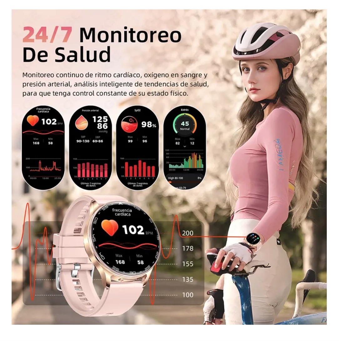 SMARTWATCH RELOJ INTELIGENTE DEPORTIVO - 8