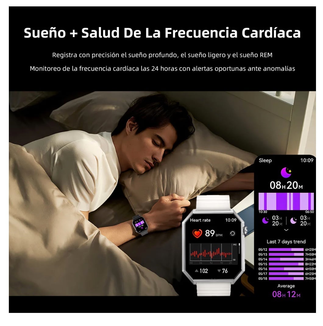 RELOJ INTELIGENTE PARA HOMBRE Y MUJER - 3