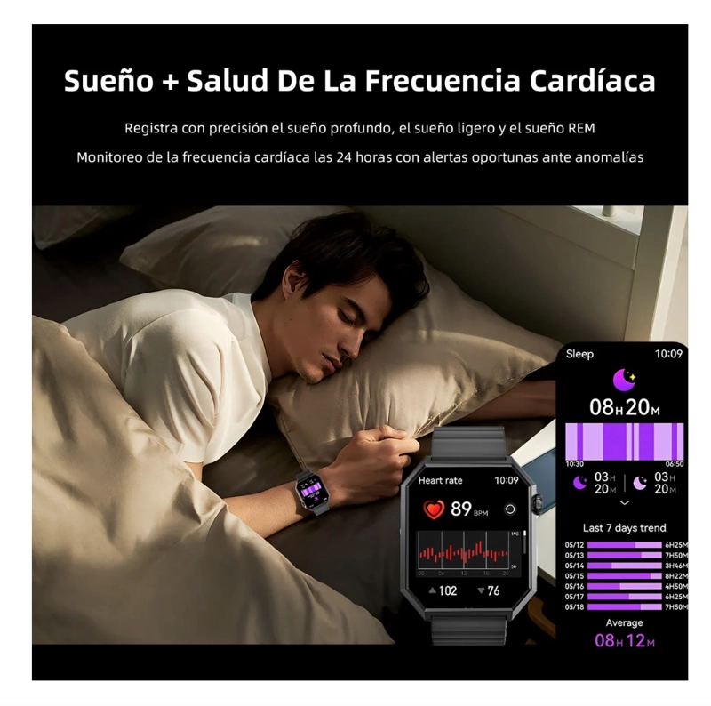 RELOJ INTELIGENTE PARA HOMBRE Y MUJER - 2