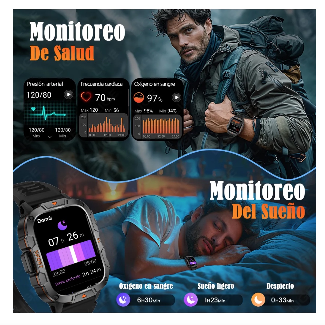 SMARTWATCH DEPORTE INTELIGENTE - 3