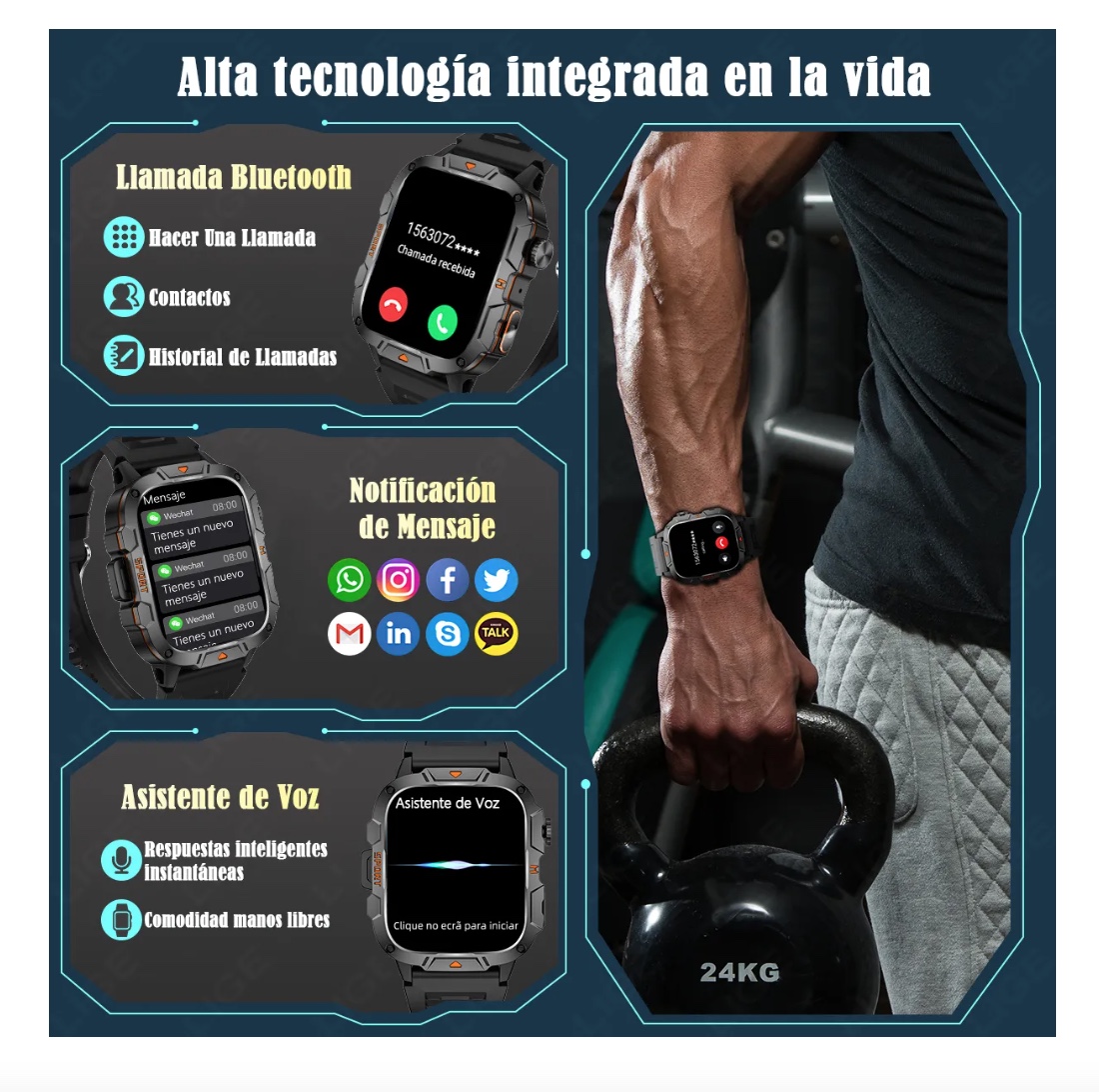 SMARTWATCH DEPORTE INTELIGENTE - 5