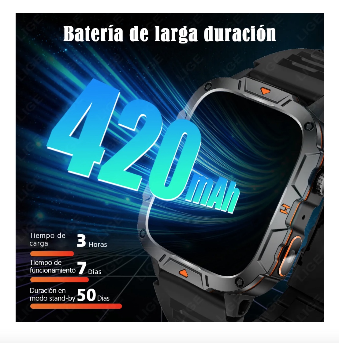 SMARTWATCH DEPORTE INTELIGENTE - 7