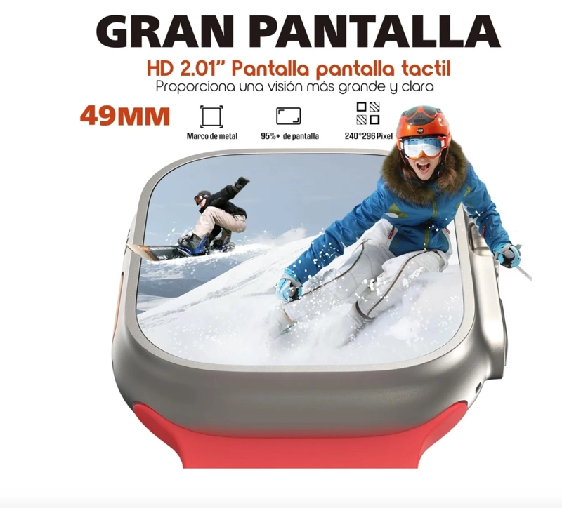 SMART WATCH RELOJ INTELIGENTE PACK 5 CORREAS - 5
