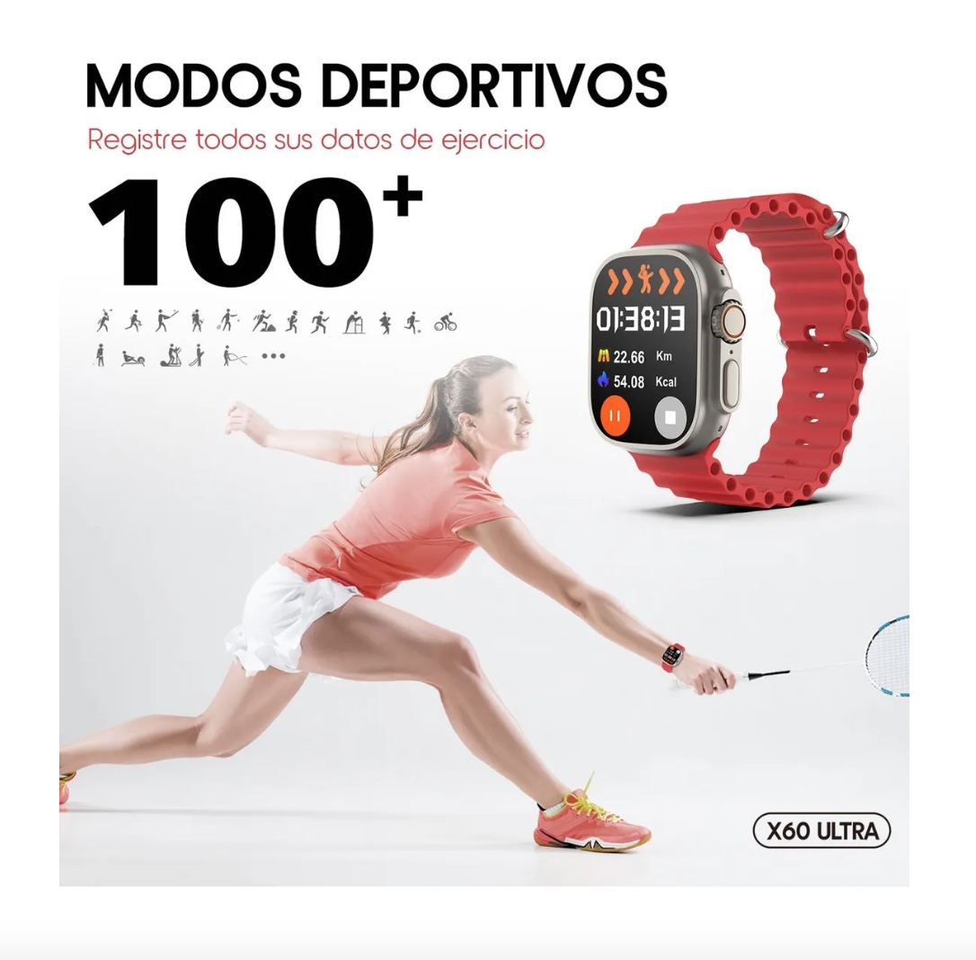 SMART WATCH RELOJ INTELIGENTE PACK 5 CORREAS - 6