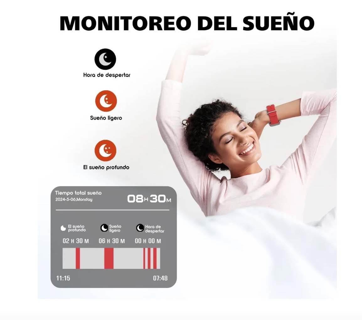 SMART WATCH RELOJ INTELIGENTE PACK 5 CORREAS - 7