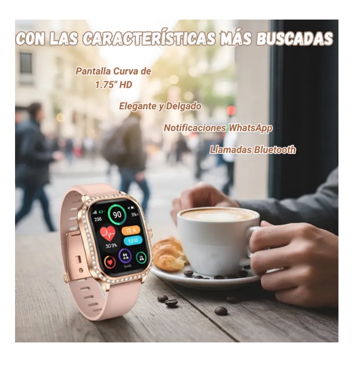 RELOJ SMARTWATCH MUJER - 2