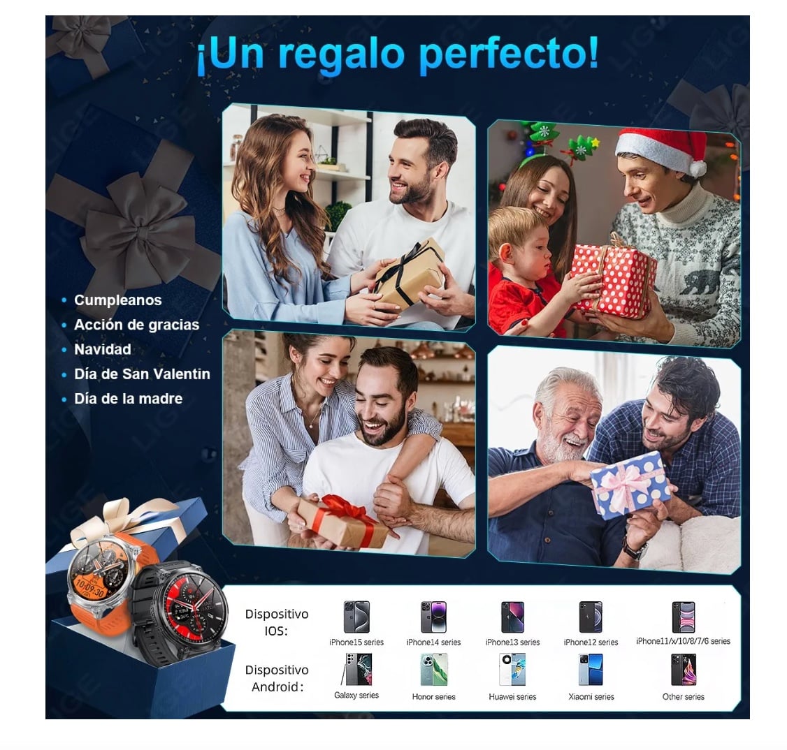 SMARTWATCH RELOJ INTELIGENTE UNISEX - 2