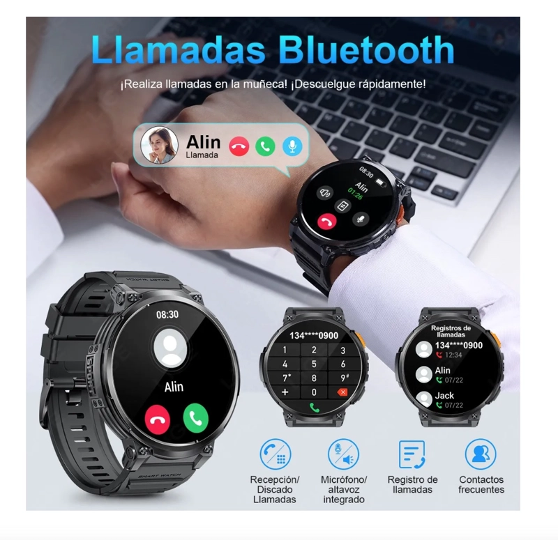 SMARTWATCH RELOJ INTELIGENTE UNISEX - 4