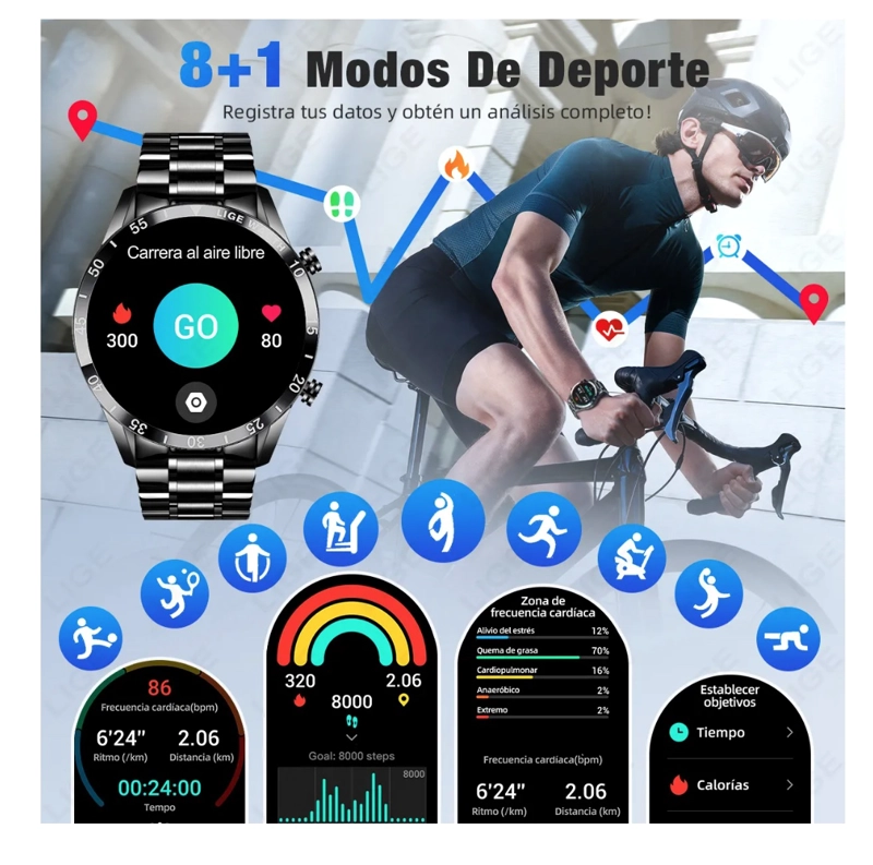 SMARTWATCH HOMBRE - 5