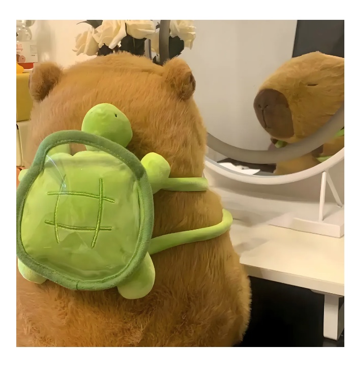 PELUCHE DE CAPIBARA Y MOCHILAS - 2