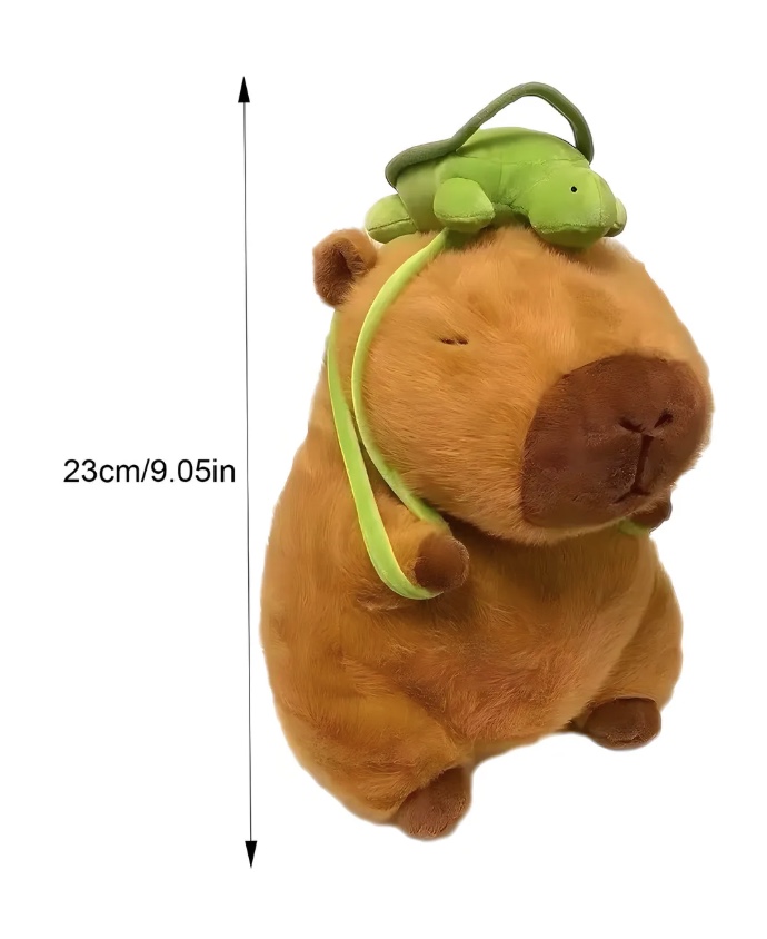 PELUCHE DE CAPIBARA Y MOCHILAS - 6